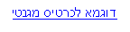 Text Box: דוגמא לכרטיס מגנטי
